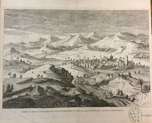 A View of the City of Ramah situated to the west of a Jerusalem between Lydda an