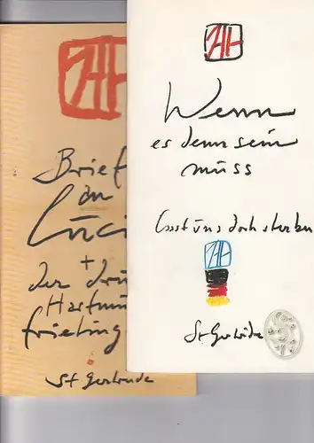 Wenn es denn sein muss, lasst uns doch sterben. 1 Brief an Marion Gräfin Dönhoff