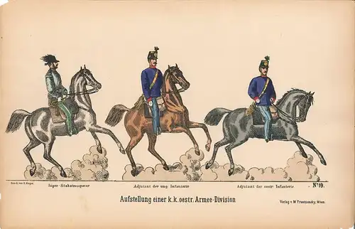 Aufstellung einer k. k. oestr. Armee-Division, Infanterie [Und:] Jäger. TRENTSEN