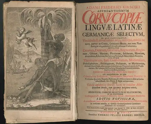 Abundantissimum cornucopiae linguae latinae et germanicae selectum, in quo conti