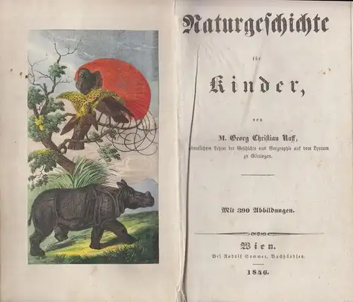 Naturgeschichte für Kinder. RAFF, Georg Christian.