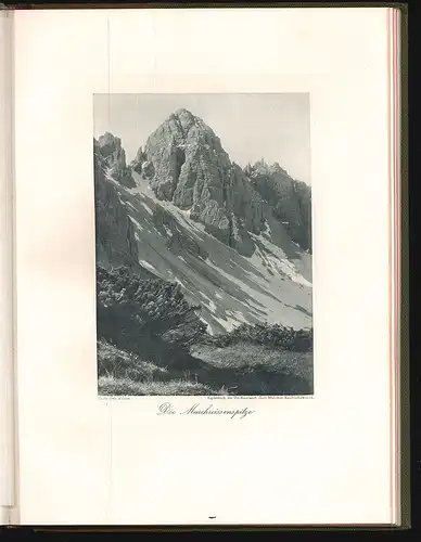 Aus Innsbrucks Bergwelt. Wanderbilder aus Innsbrucks Bergen. FICKER, Heinrich v.