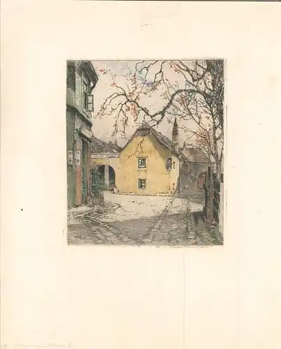 [Grinzing Wien]. KASIMIR, Robert. Graphiker (1914-2002).