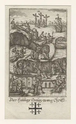 Der Heilige Creuz-weeg Christi.