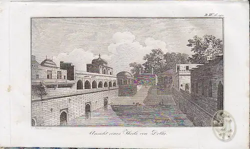 Ansicht eines Theils von Delhi. 1808