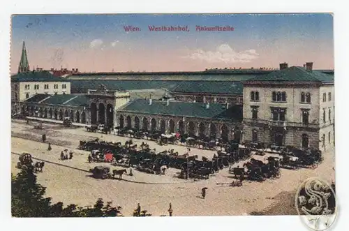 Wien, Westbahnhof, Ankunftseite