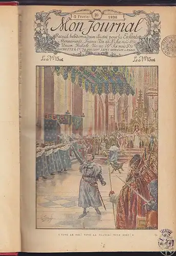 Mon Journal. Recueil hebdomadaire illustré pour... 1896