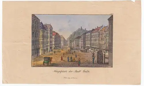 Hauptplatz der Stadt Grätz.
