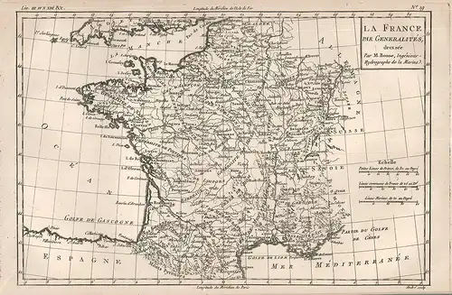 La France par Generalités. BONNE, Rigobert.