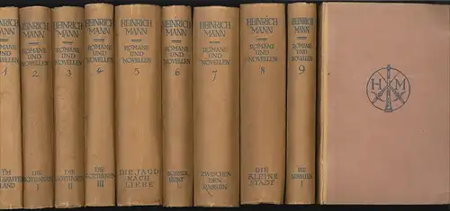 Gesammelte Romane und Novellen. MANN, Heinrich.