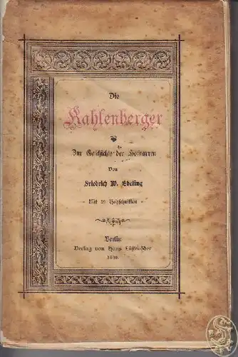 EBELING, Die Kahlenberger. Zur Geschichte der... 1890