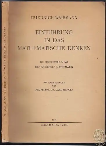 WAISMANN, Einführung in das mathematische... 1947