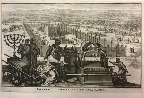 Tabernaculi constructio et vasa sacra. HALMA, Franciscus.