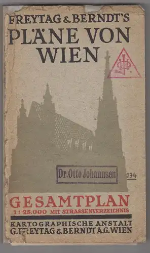 Gesamtplan von Wien.