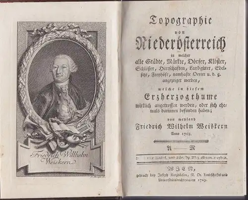 Topographie von Niederösterreich, in welcher alle Städte. Märkte, Dörfer 0642-17