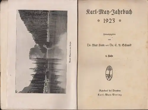 Karl-May-Jahrbuch 1923. Hrsg. v. Max Finke und E. A. Schmid.
