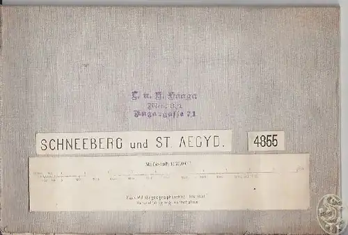 Schneeberg und St. Aegid. 4855. [Specialkarte... 1917