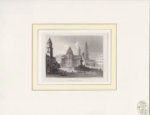 Residenzplatz. 1840