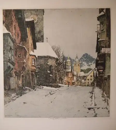 Kitzbühel. KASIMIR, Luigi. Graphiker (1881-1962).