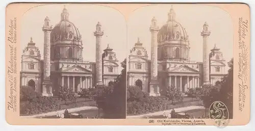 Old Karlskirche, Vienna. Austria.