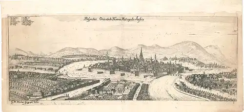 Prospectus Orientalis Viennae Metropolis Austriae. [Und:] Prospectus Meridionali