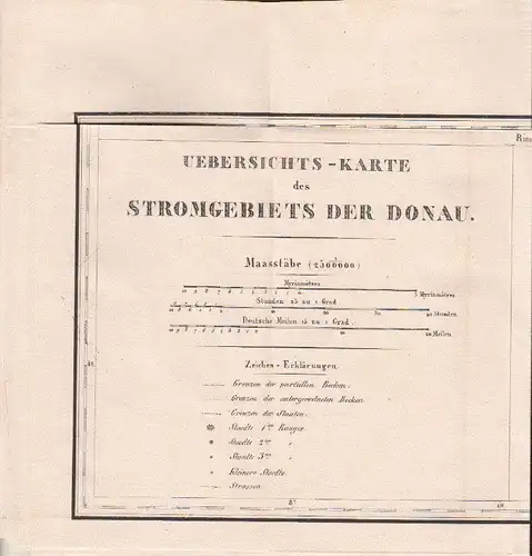 Versuch einer militärischen Recognoszirung des gesammten Gebietes der Donau, von