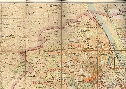 Plan der k. k. Reichshaupt- und Residenzstadt Wien im Maße 1: 25.000. Herausgege