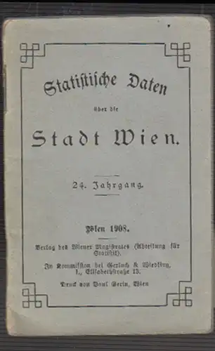 Statistische Daten über die Stadt Wien 0099-20