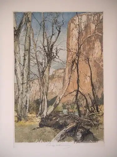 [Yosemite National Park. California]. KASIMIR, Luigi. Graphiker (1881-1962).