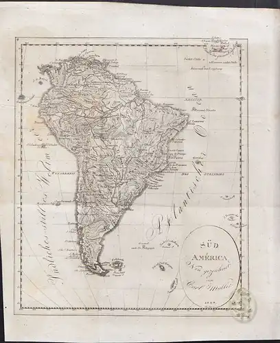 Südamerica. Neu gezeichnet von Carl Müler. 1808