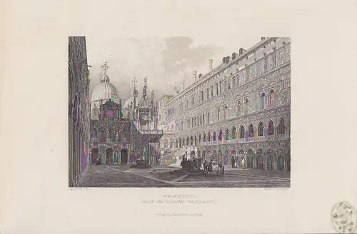 Venedig. Hof im Dogen-Pallast.