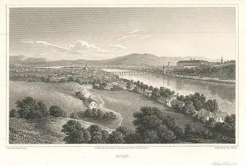 Linz. Drawn by Capt. Batty. Engraved by Ch. Heath.