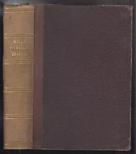 Geschichte der Stadt Wien. WEISS, Karl.