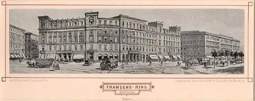 PETROVITS, Franzens-Ring. Stadtseite. 1885