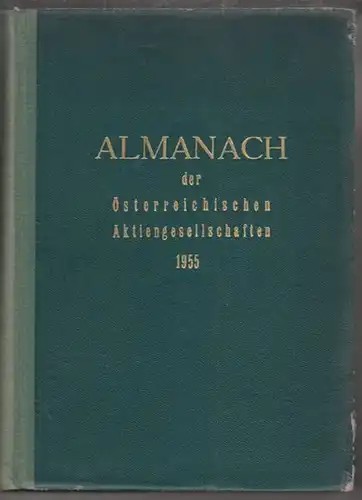 ALMANACH der österreichischen... 1955
