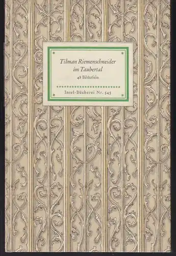 Tilman Riemenschneider im Taubertal. Mei einem... 1951