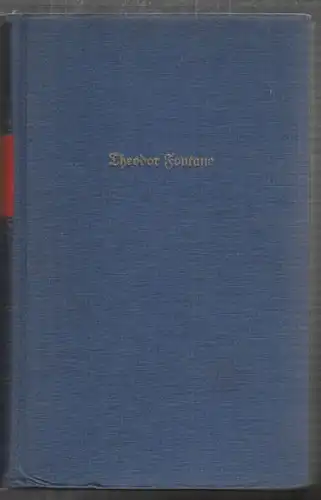FONTANE, Autobiographische Werke. 1961