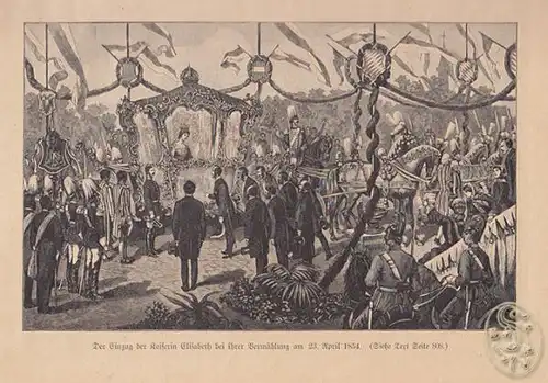Der Einzug der Kaiserin Elisabeth bei ihrer... 1875