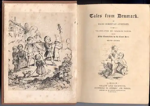 ANDERSEN, Tales from Denmark. Tanslated by... 1849