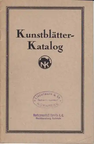 Kunstblätter-Katalog. 1920