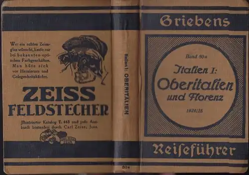 Italien I: Oberitalien und Florenz. Pisa,... 1924