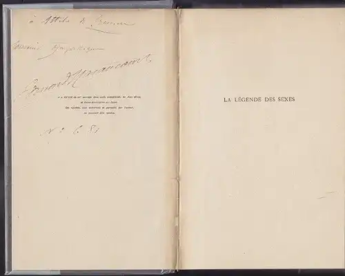 Le Sire de Chambley. Edmond H. d.i. Edmond Haraucourt., La... 1883