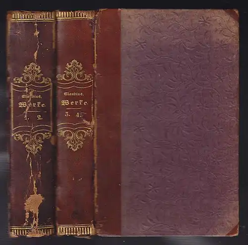 CLAUDIUS, Werke. 1838