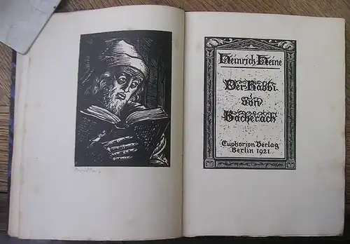 HEINE, Der Rabbi von Bacherach. 1921