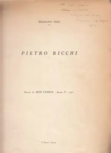 VOSS, Pietro Ricci. 1951