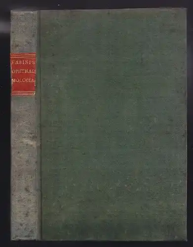 FABINI, Doctrina de Morbis Oculorum. 1823