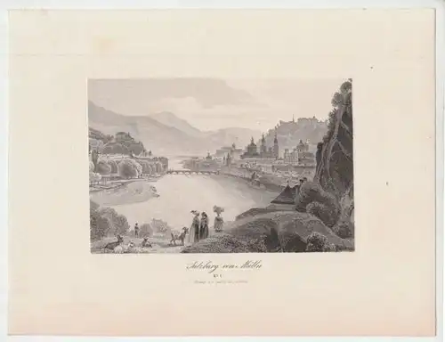 Salzburg von Mülln. 1840