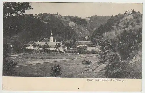 Gruß aus Eisenbad Mühllacken. 1900