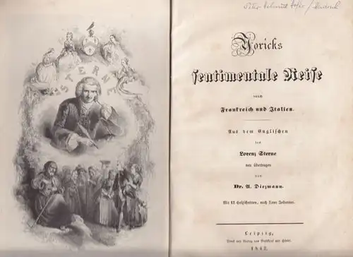 STERNE, Yoricks sentimentale Reise durch... 1842