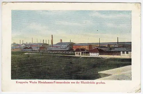 Kruppsche Werke Rheinhausen-Frimmersheim von... 1900